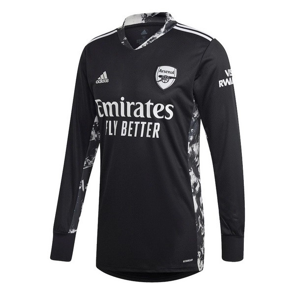 Tailandia Camiseta Arsenal 1ª Kit ML Portero 2020 2021 Negro